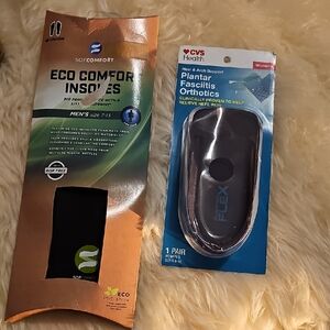 Black Eco Comfort Insoles for Men